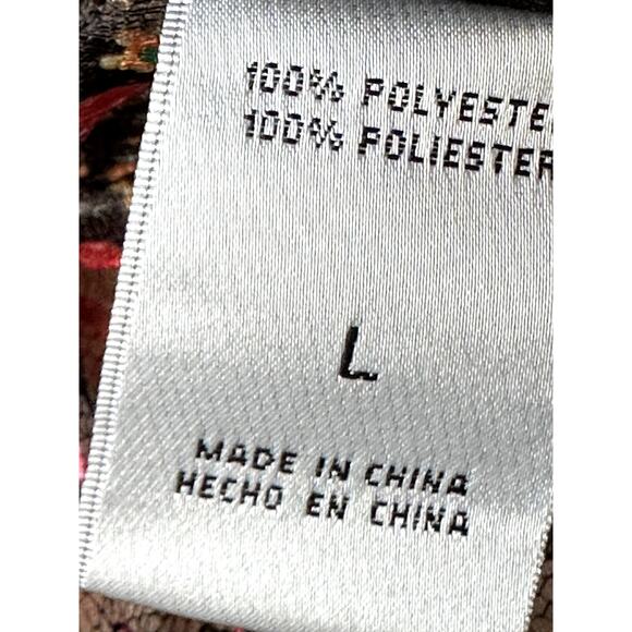 NWT Sz L Pleated Floral Lace Skirt w Elastic Waist Cottagecore Whimsigoth - Picture 5 of 5